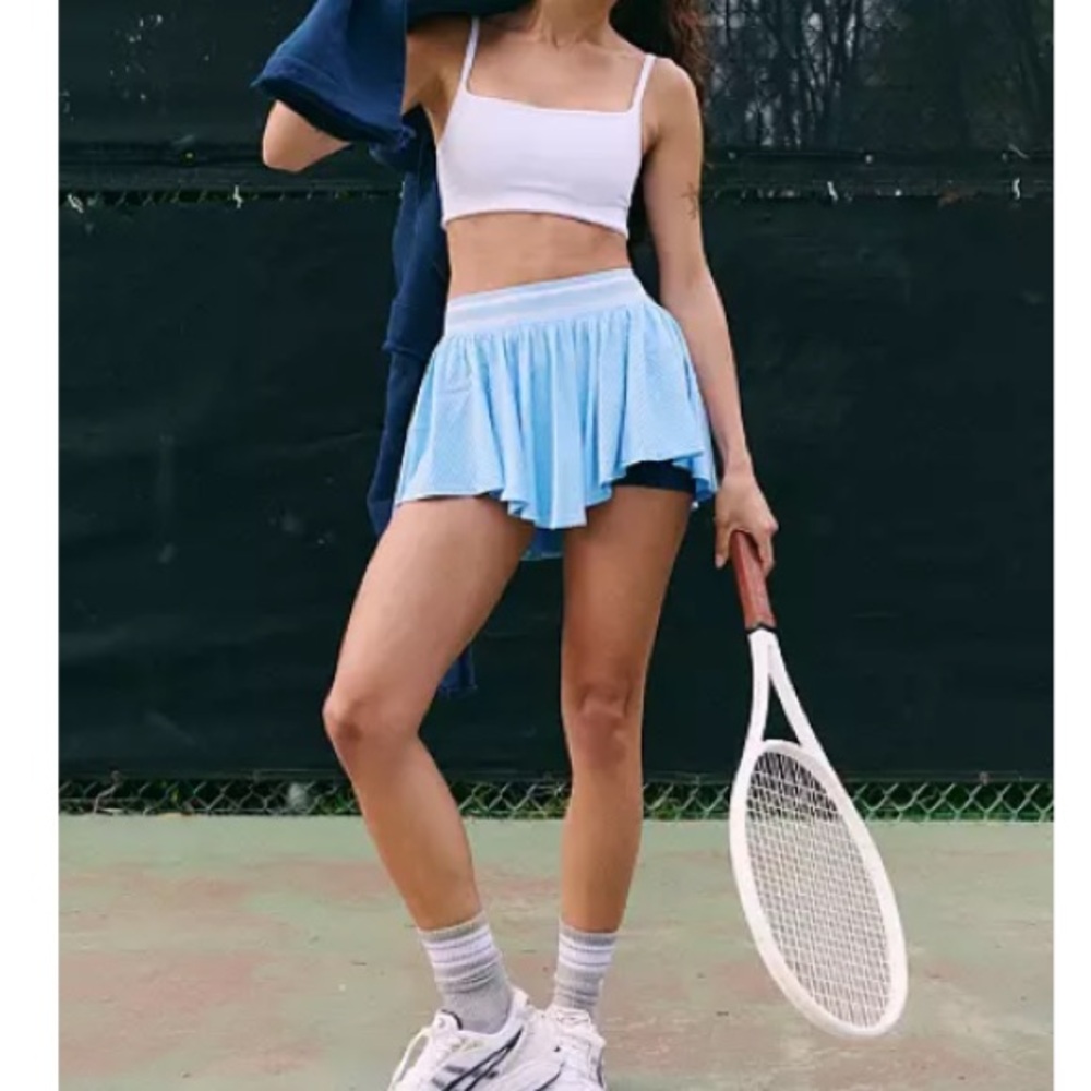 FP Movement by Free People New Tags Medium Light Blue Women's Shorts - Picture 3 of 12
